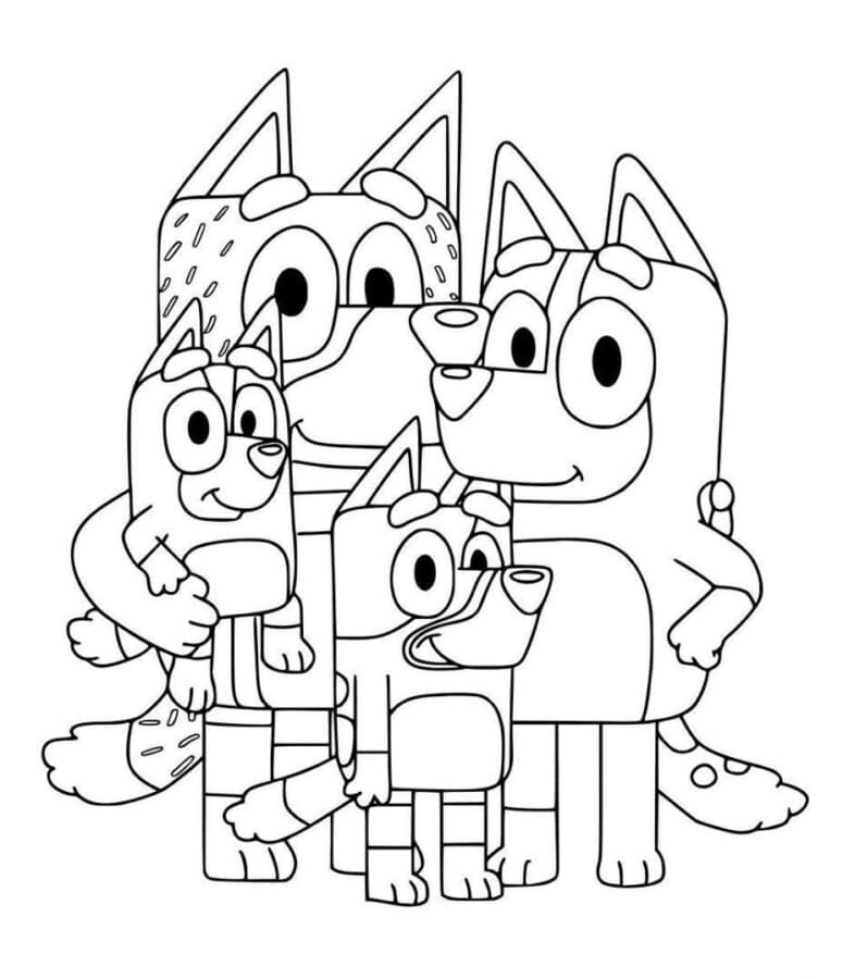 Bluey Para Colorir 06 775x900 1 - Desenho de Bluey para colorir e imprimir grátis