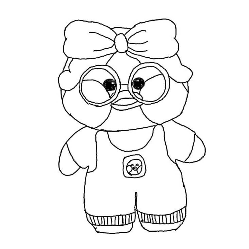 Desenhos Paper Duck Para Imprimir E Colorir 06 1 - Desenho de Paper Duck para colorir e imprimir grátis