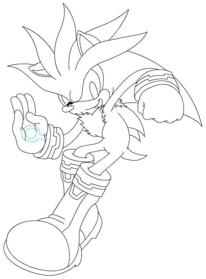 Desenho Sonic Imprimir 08 665x900 1 - Desenho de Sonic para colorir e imprimir grátis