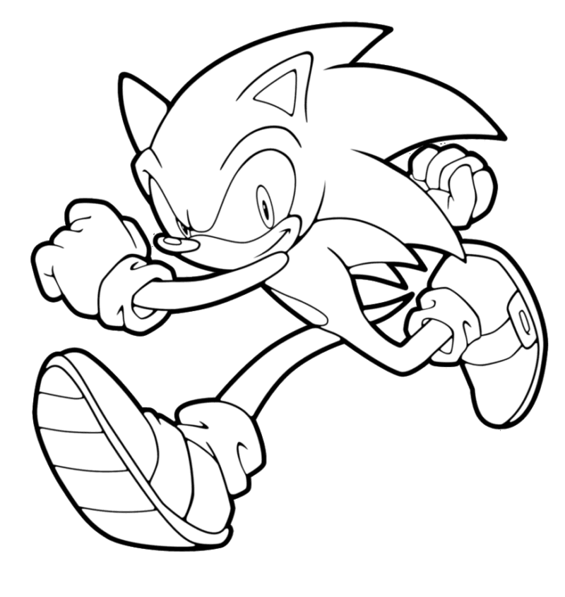 Desenho Sonic Imprimir 15 800x846 1 - Desenho de Sonic para colorir e imprimir grátis