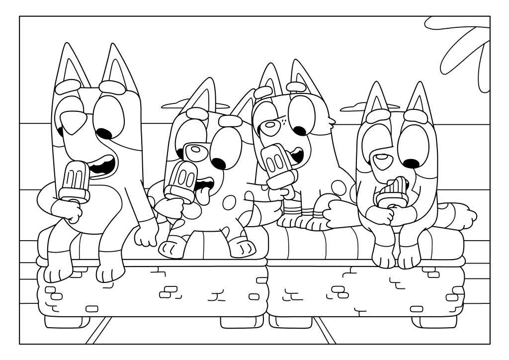 Charades Friends_v2 1024x724 1 Charades Friends_v2 1024x724 1 - Desenho de Bluey para colorir