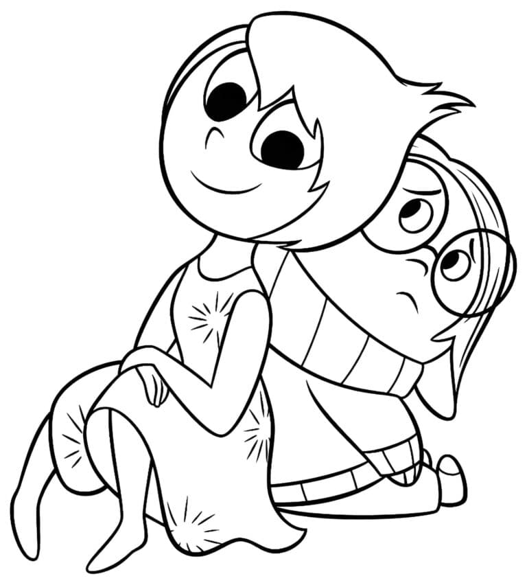 Desenho De Alegria E Tristeza De Dvertidamente Para Colorir E Imprimir 768x852 Desenho De Alegria E Tristeza De Dvertidamente Para Colorir E Imprimir 768x852 - Desenho de Divertidamente 2 para colorir e imprimir grátis