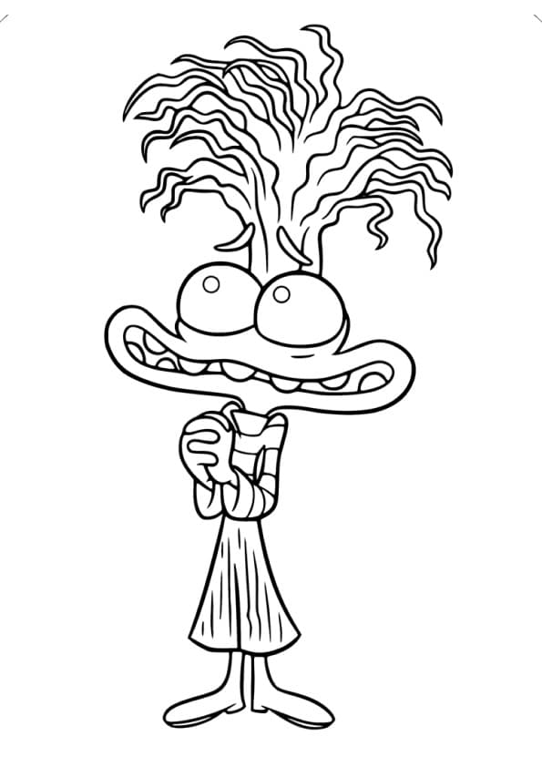 Desenho De Ansiedade De Divertidamente Para Colorir Desenho De Ansiedade De Divertidamente Para Colorir - Desenho de Divertidamente 2 para colorir