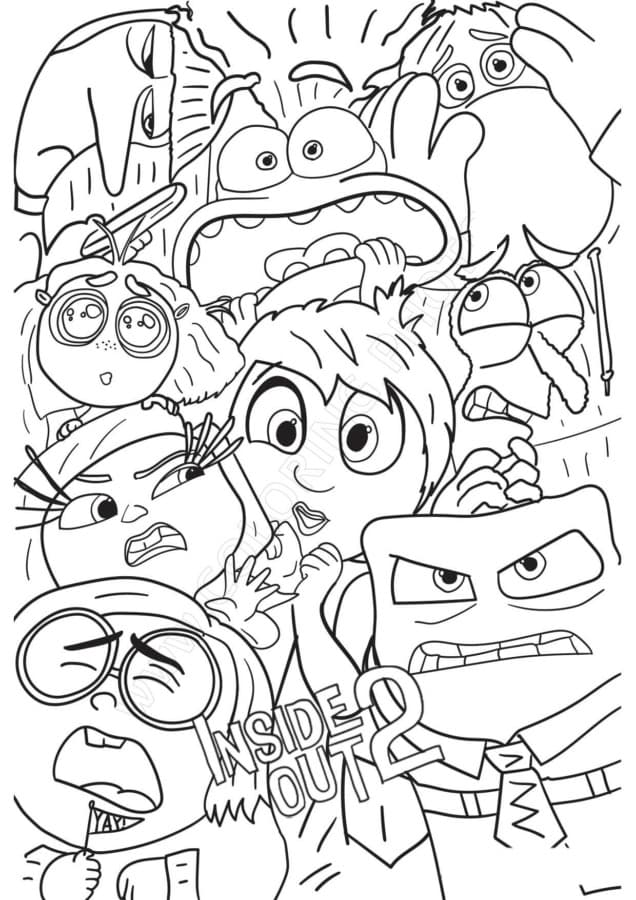 Desenho De Divertidamente Para Colorir Desenho De Divertidamente Para Colorir - Desenho de Divertidamente 2 para colorir e imprimir grátis