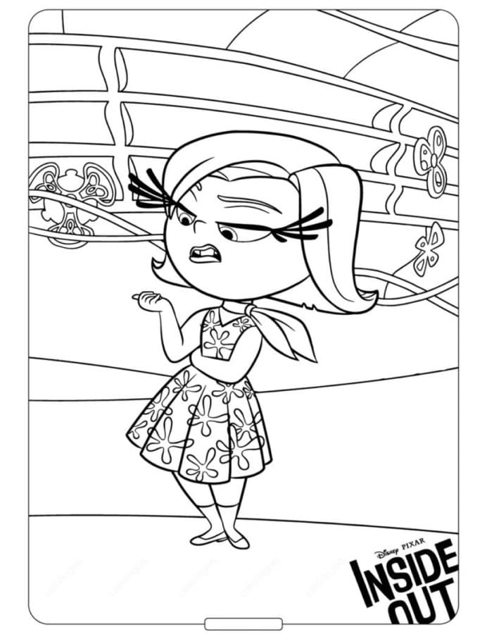 Desenho De Nojo De Divertidamente Para Colorir Desenho De Nojo De Divertidamente Para Colorir - Desenho de Divertidamente 2 para colorir e imprimir grátis