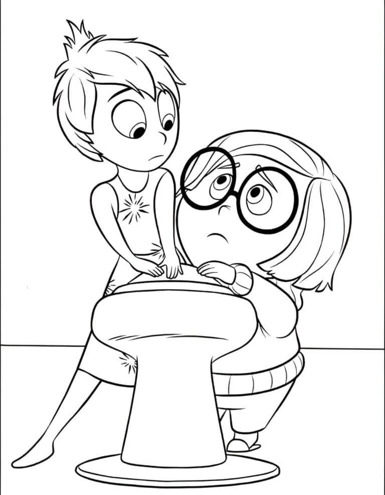 Desenho De Tristeza E Alegria De Divertidamente Para Colorir 768x987 Desenho De Tristeza E Alegria De Divertidamente Para Colorir 768x987 - Desenho de Divertidamente 2 para colorir