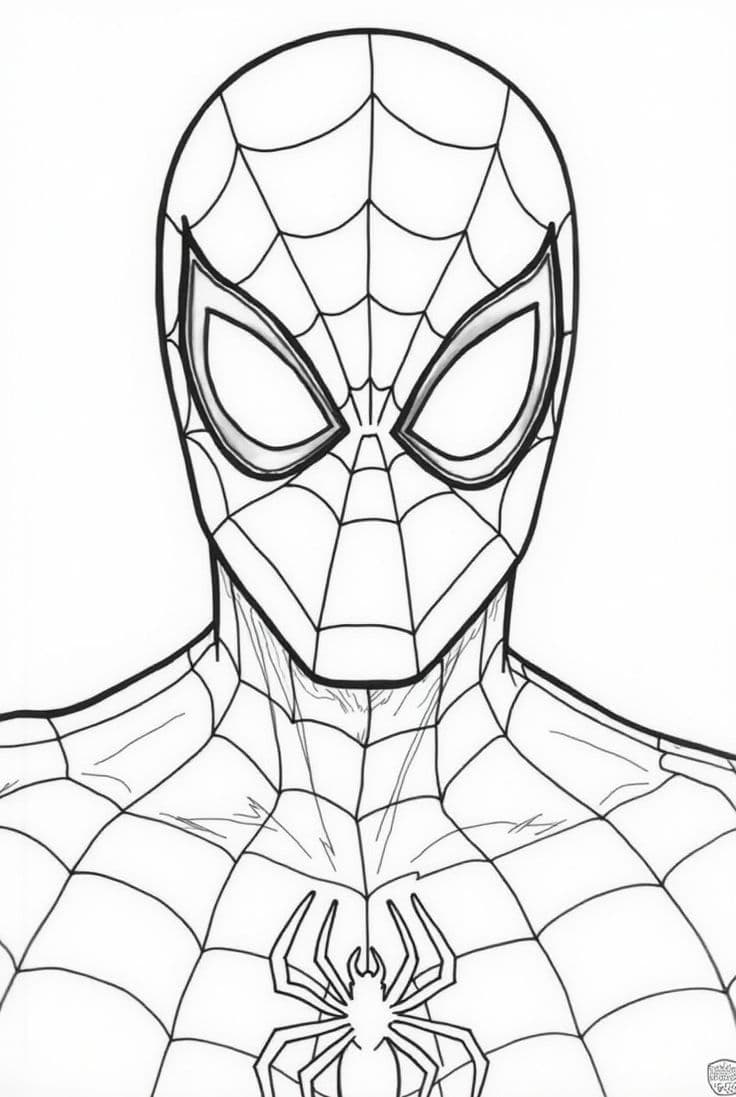Desenho homem aranha para imprimir Min Desenho homem aranha para imprimir Min - Desenho de Homem-Aranha para colorir
