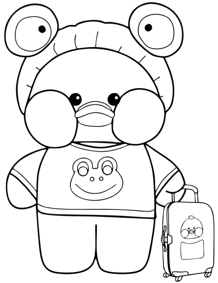 Paper Duck 01 693x900 1 1 Paper Duck 01 693x900 1 1 - Desenho de Paper Duck para colorir