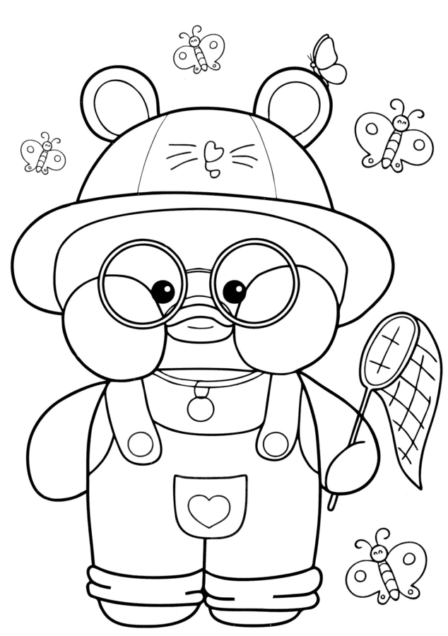 Paper Duck 04 634x900 1 1 Paper Duck 04 634x900 1 1 - Desenho de Paper Duck para colorir e imprimir grátis