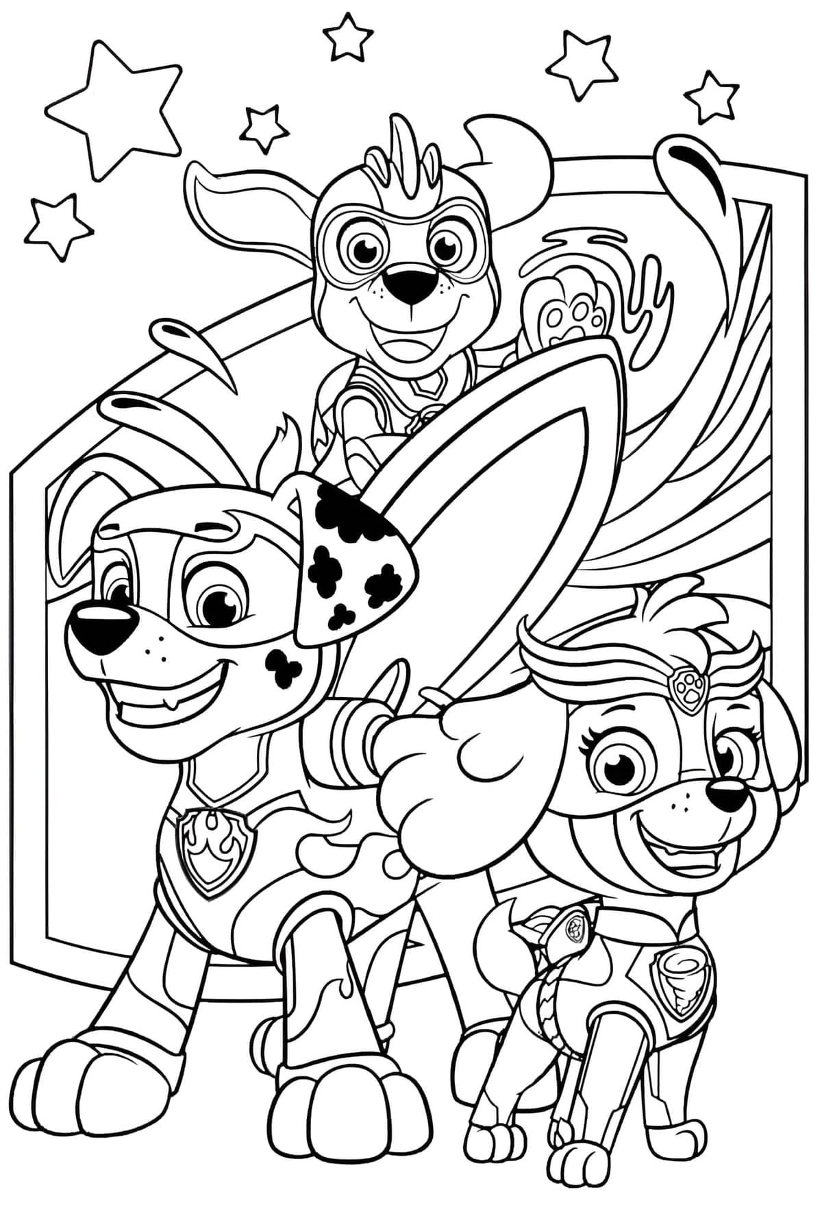 Desenho Da Patrulha Canina Para Colorir Desenho Da Patrulha Canina Para Colorir - Desenho de Patrulha Canina para colorir
