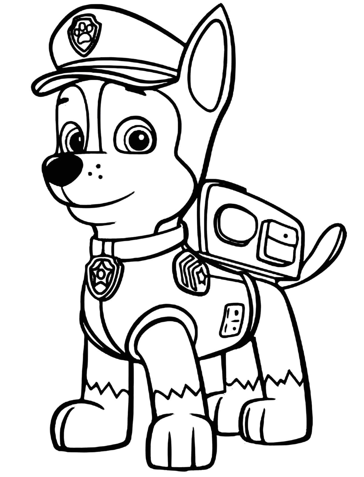 Desenho De Chase Da Patrulha Canina Para Colorir Desenho De Chase Da Patrulha Canina Para Colorir - Desenho de Patrulha Canina para colorir