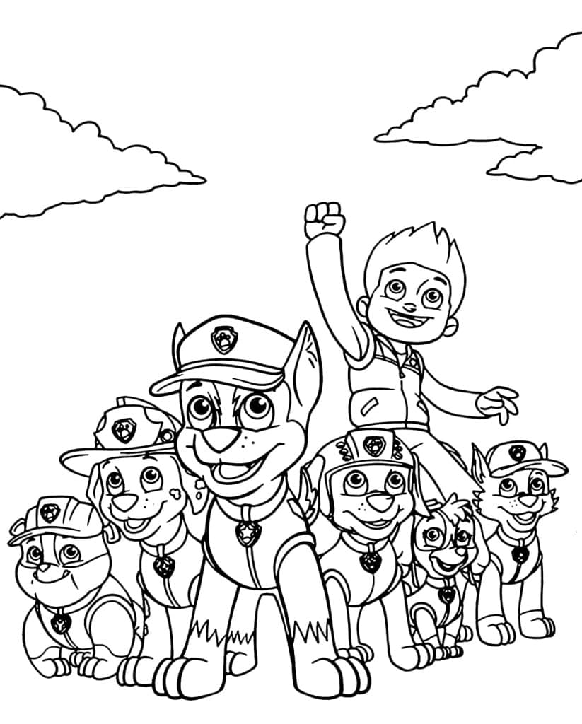 Desenho Patrulha Canina Para Colorir E Imprimir Desenho Patrulha Canina Para Colorir E Imprimir - Desenho de Patrulha Canina para colorir