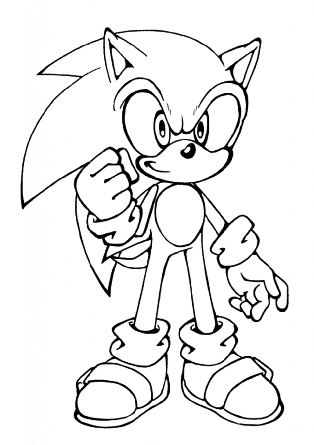 Desenho Sonic Imprimir 05 635x900 1 1 Desenho Sonic Imprimir 05 635x900 1 1 - Desenho de Sonic para colorir